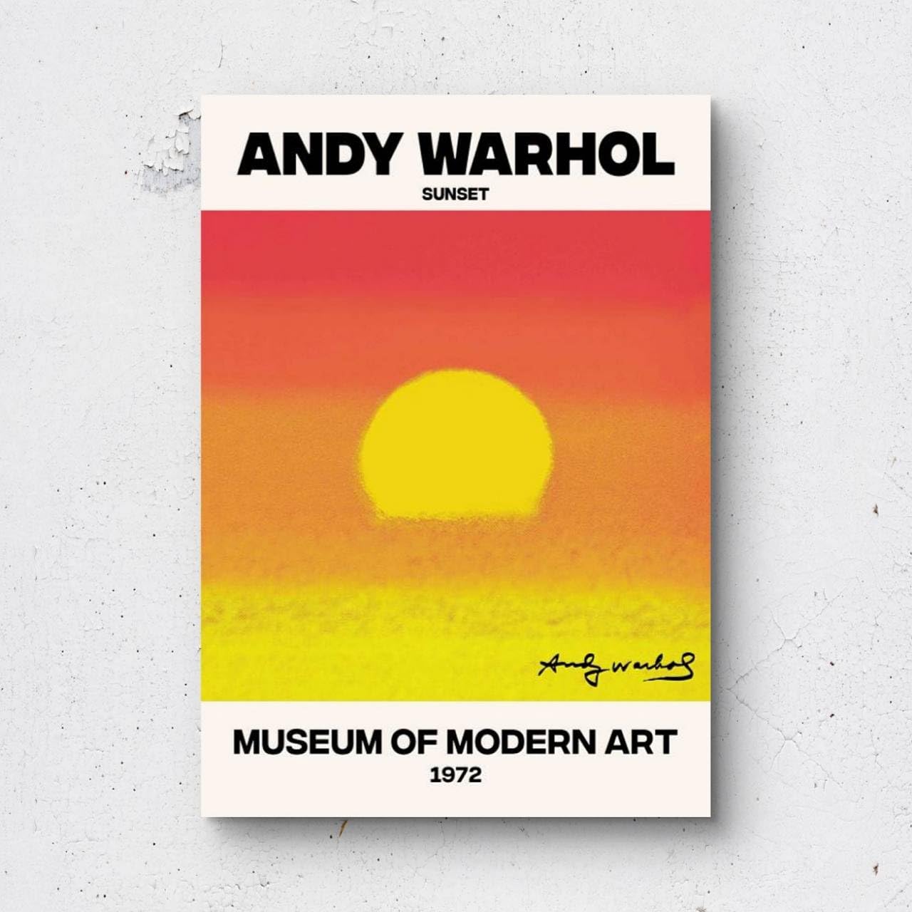 Amazon.co.jp: アンディウォーホル サンセット 各種サイズ ポスター